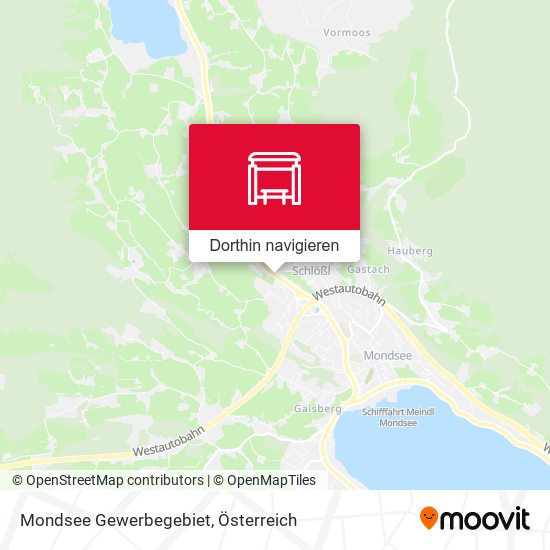 Mondsee Gewerbegebiet Karte