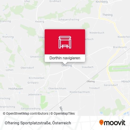 Oftering Sportplatzstraße Karte