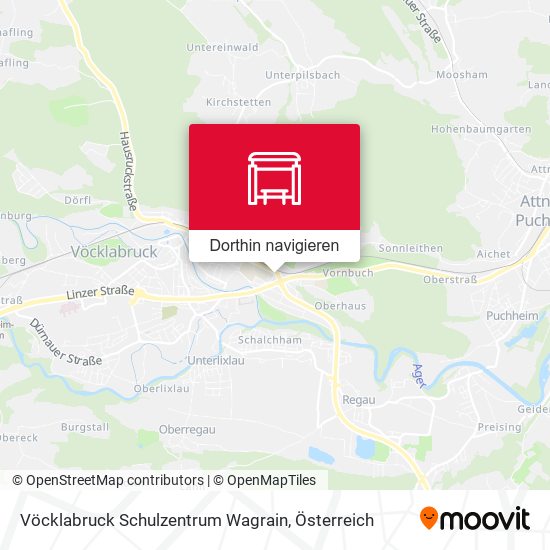 Vöcklabruck Schulzentrum Wagrain Karte