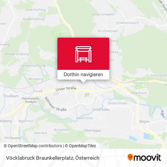 Vöcklabruck Braunkellerplatz Karte