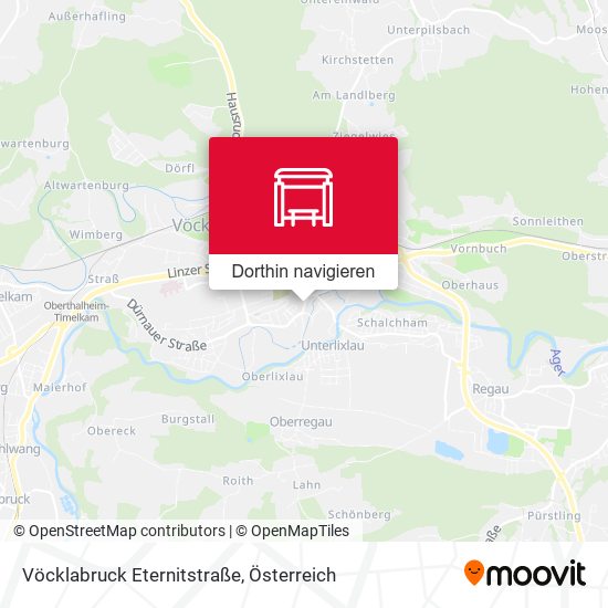 Vöcklabruck Eternitstraße Karte