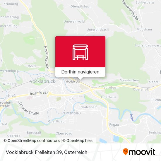 Vöcklabruck Freileiten 39 Karte