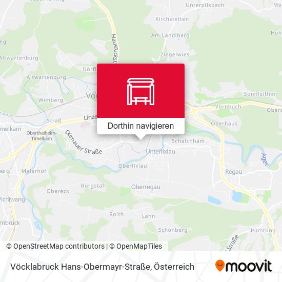 Vöcklabruck Hans-Obermayr-Straße Karte
