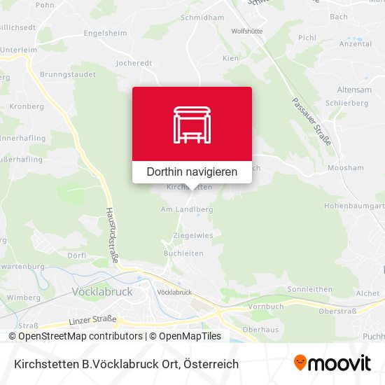 Kirchstetten B.Vöcklabruck Ort Karte