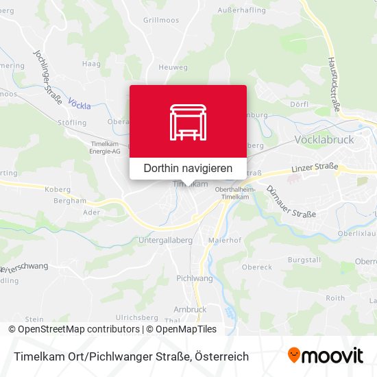 Timelkam Ort / Pichlwanger Straße Karte
