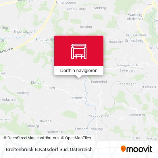 Breitenbruck B.Katsdorf Süd Karte