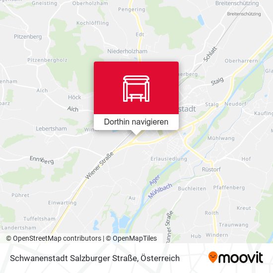 Schwanenstadt Salzburger Straße Karte