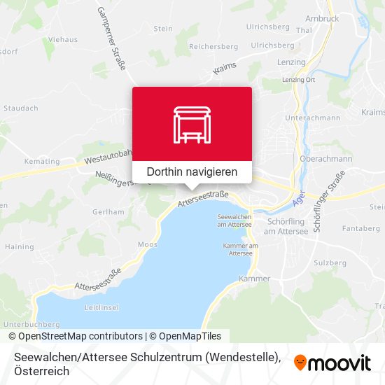 Seewalchen / Attersee Schulzentrum (Wendestelle) Karte
