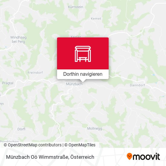 Münzbach Oö Wimmstraße Karte