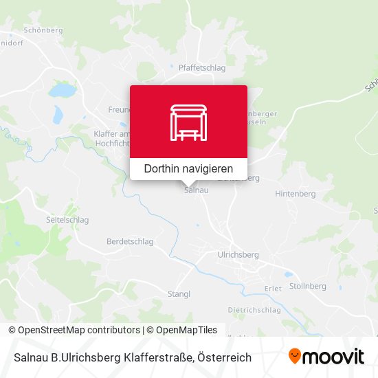 Salnau B.Ulrichsberg Klafferstraße Karte