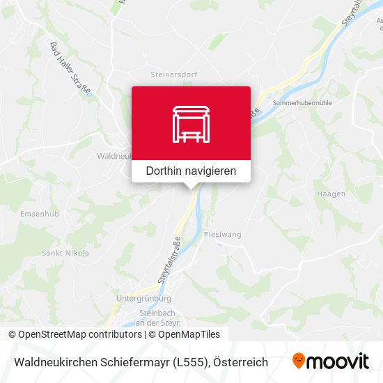 Waldneukirchen Schiefermayr (L555) Karte