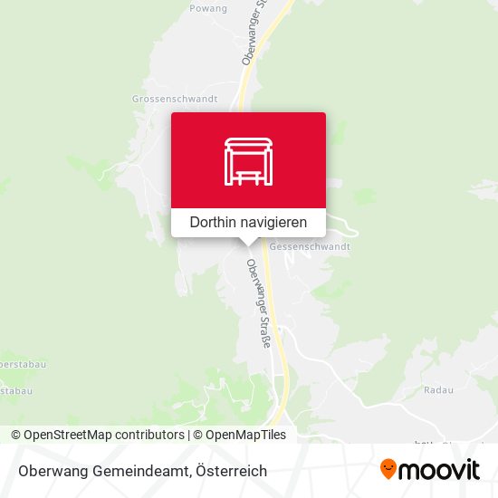 Oberwang Gemeindeamt Karte