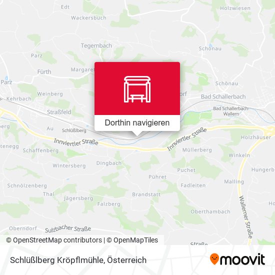 Schlüßlberg Kröpflmühle Karte