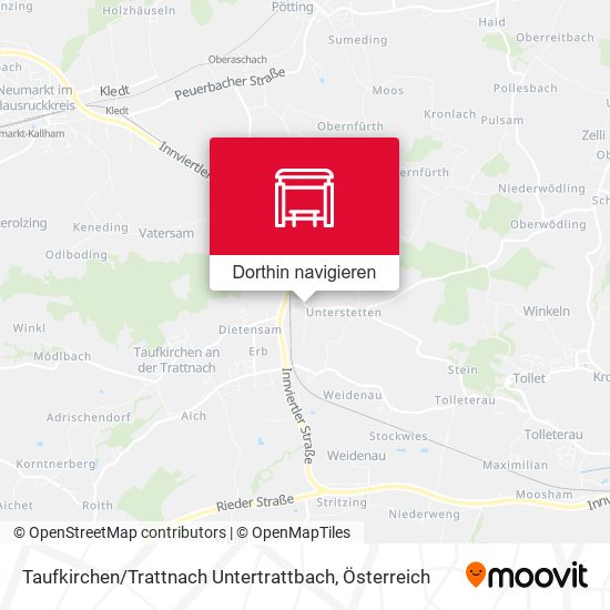 Taufkirchen / Trattnach Untertrattbach Karte