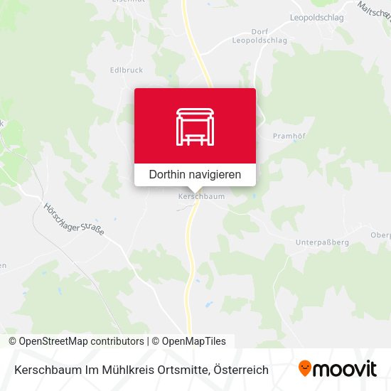 Kerschbaum Im Mühlkreis Ortsmitte Karte