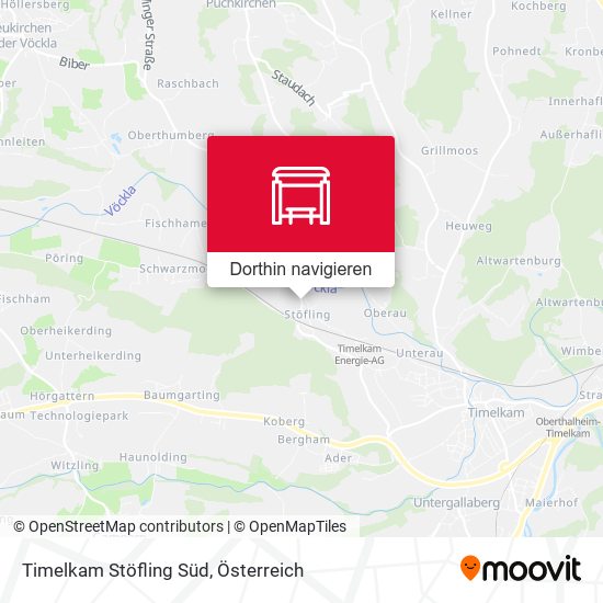 Timelkam Stöfling Süd Karte