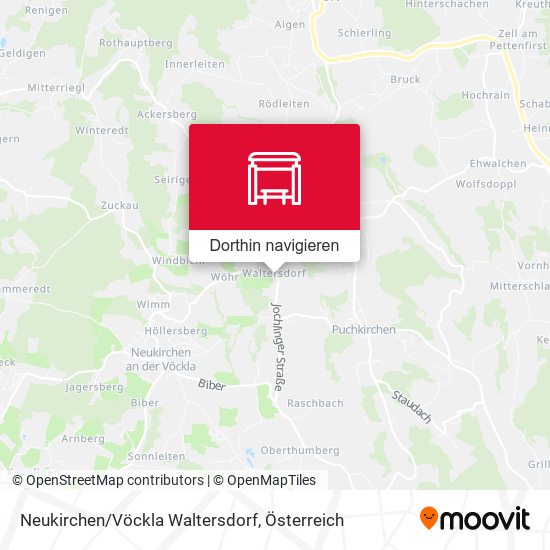 Neukirchen/Vöckla Waltersdorf Karte