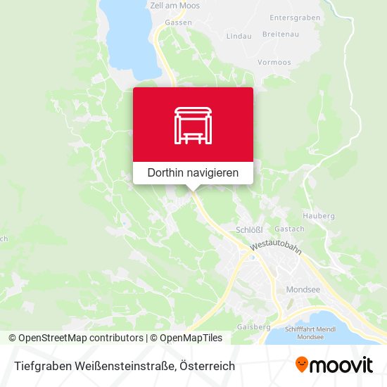 Tiefgraben Weißensteinstraße Karte