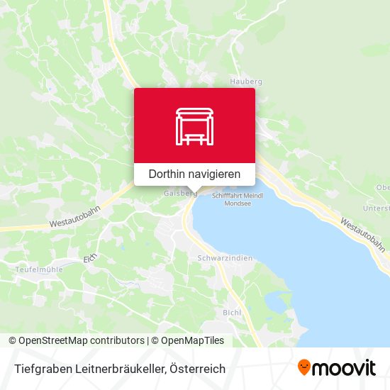 Tiefgraben Leitnerbräukeller Karte