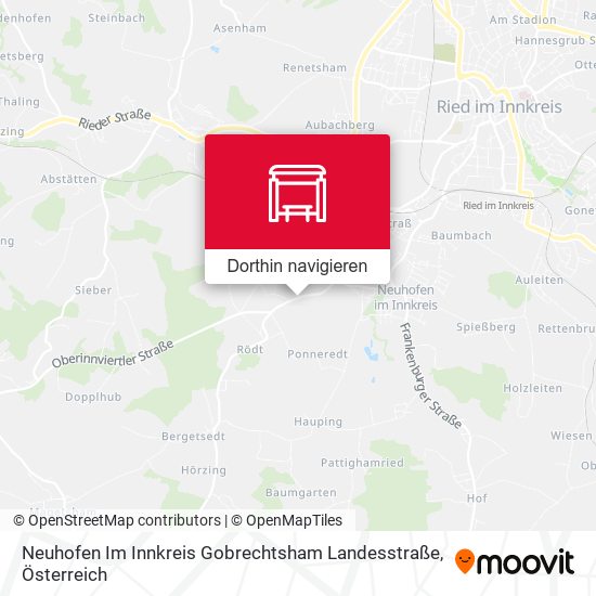 Neuhofen Im Innkreis Gobrechtsham Landesstraße Karte