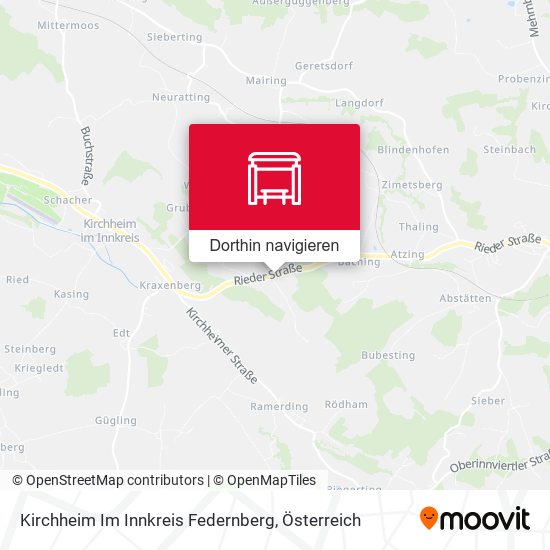 Kirchheim Im Innkreis Federnberg Karte