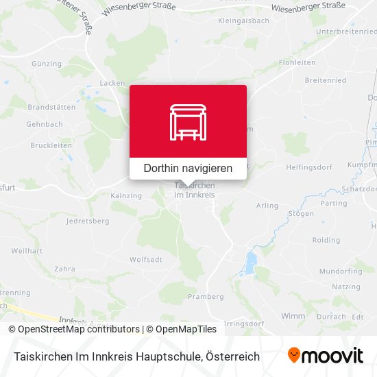 Taiskirchen Im Innkreis Hauptschule Karte