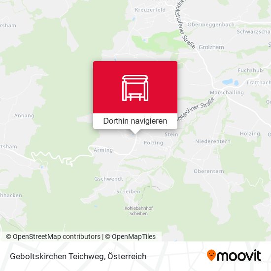 Geboltskirchen Teichweg Karte