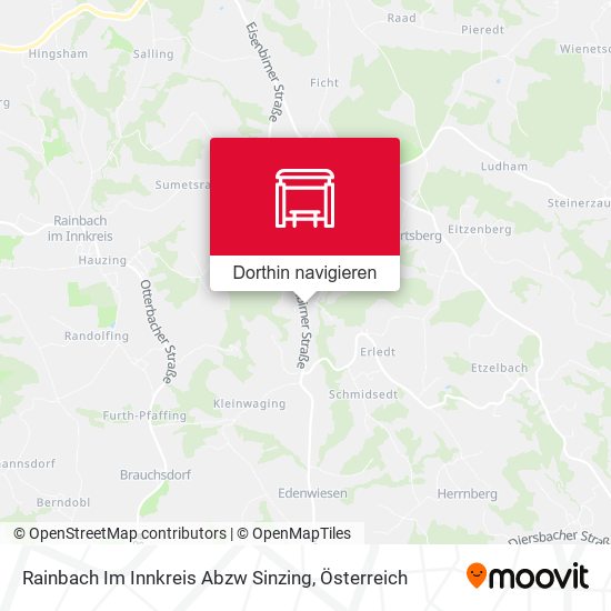 Rainbach Im Innkreis Abzw Sinzing Karte