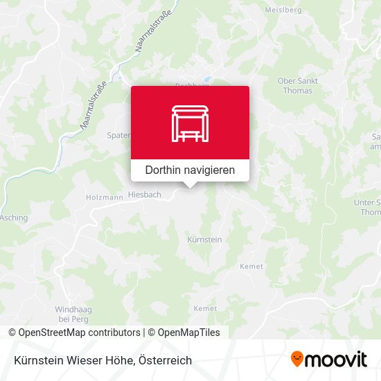 Kürnstein Wieser Höhe Karte