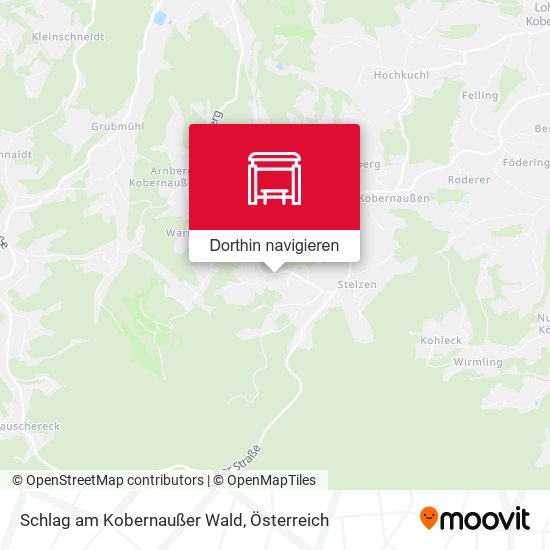 Schlag am Kobernaußer Wald Karte
