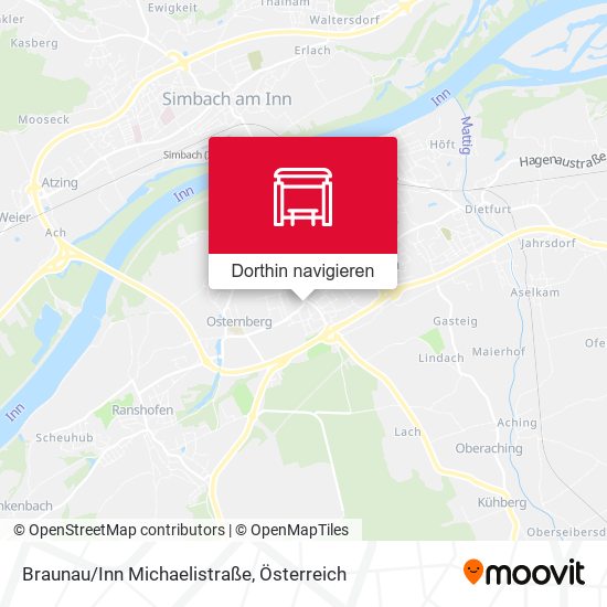 Braunau/Inn Michaelistraße Karte