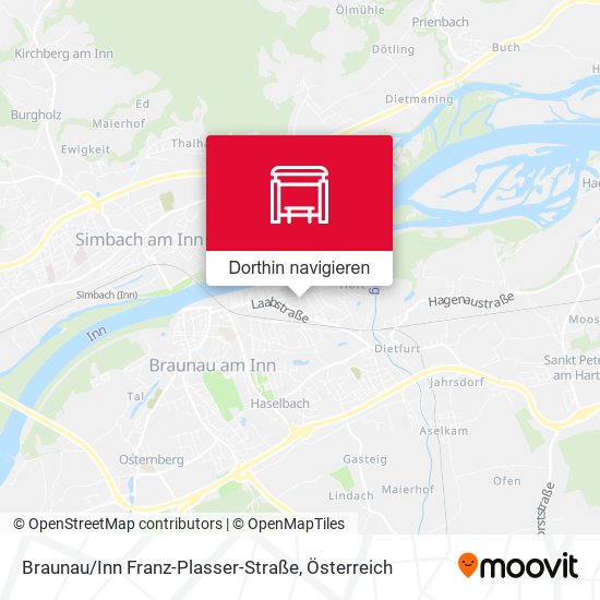 Braunau / Inn Franz-Plasser-Straße Karte
