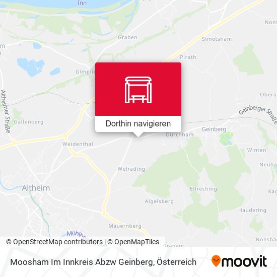 Moosham Im Innkreis Abzw Geinberg Karte