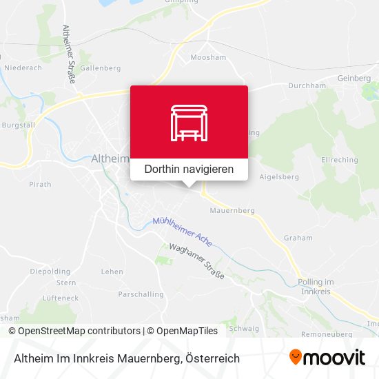 Altheim Im Innkreis Mauernberg Karte