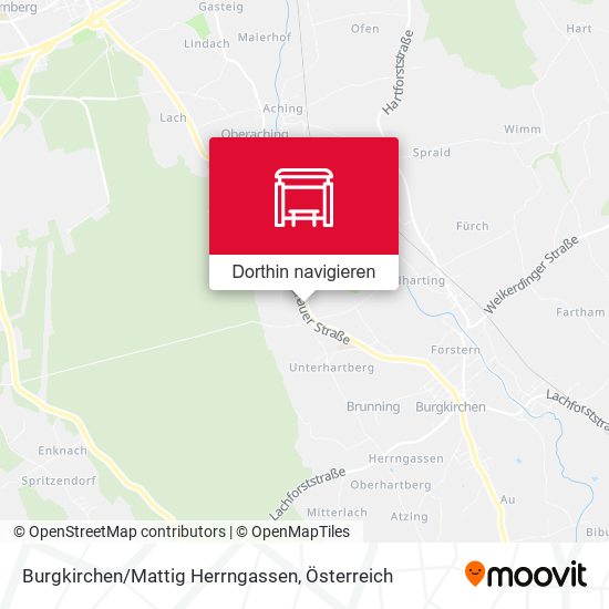 Burgkirchen/Mattig Herrngassen Karte