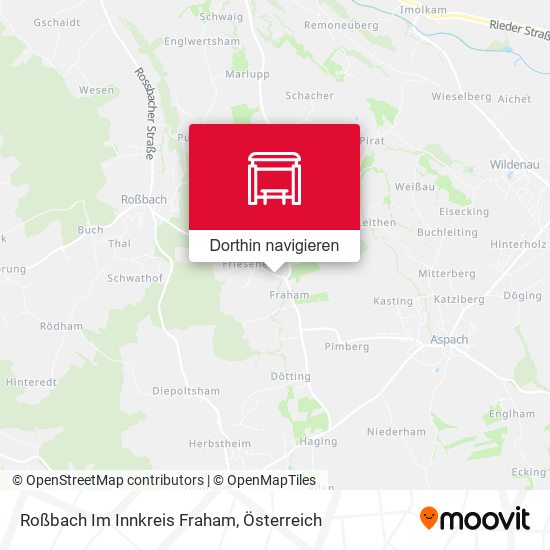 Roßbach Im Innkreis Fraham Karte