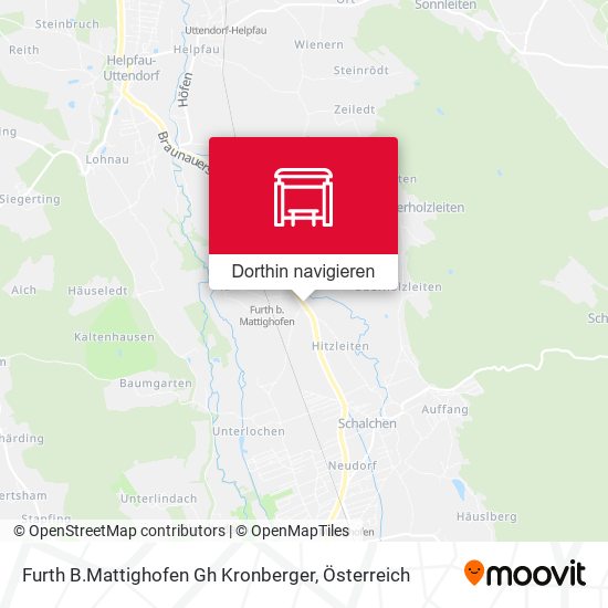 Furth B.Mattighofen Gh Kronberger Karte