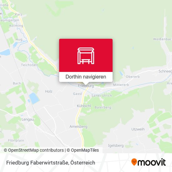Friedburg Faberwirtstraße Karte