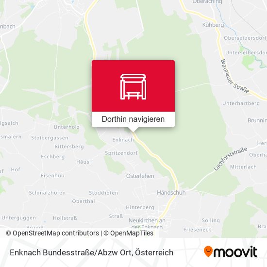 Enknach Bundesstraße/Abzw Ort Karte