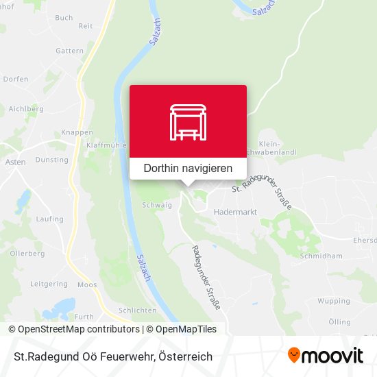 St.Radegund Oö Feuerwehr Karte