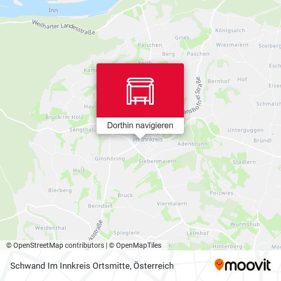 Schwand Im Innkreis Ortsmitte Karte