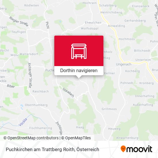 Puchkirchen am Trattberg Roith Karte