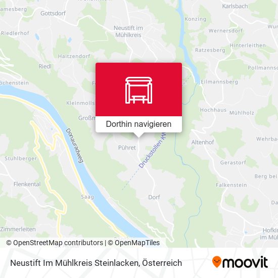 Neustift Im Mühlkreis Steinlacken Karte