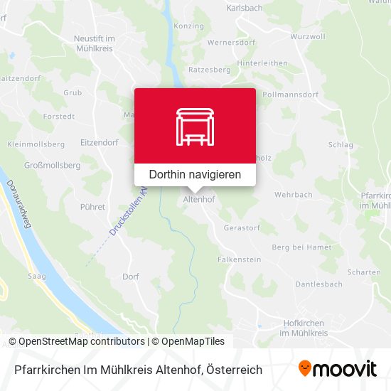 Pfarrkirchen Im Mühlkreis Altenhof Karte