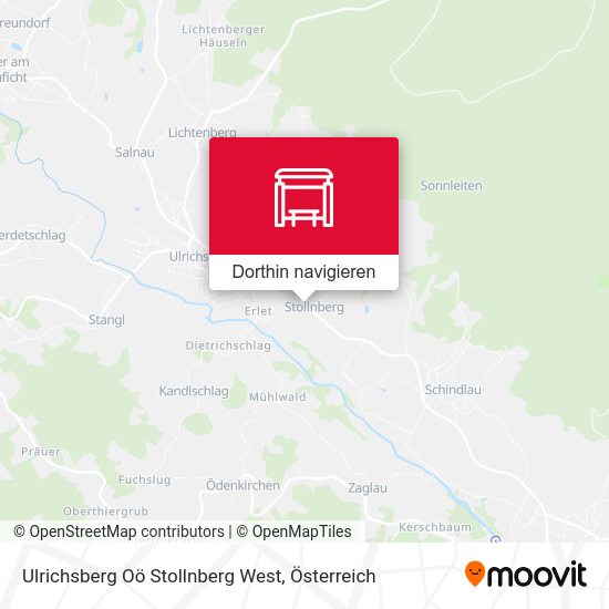 Ulrichsberg Oö Stollnberg West Karte