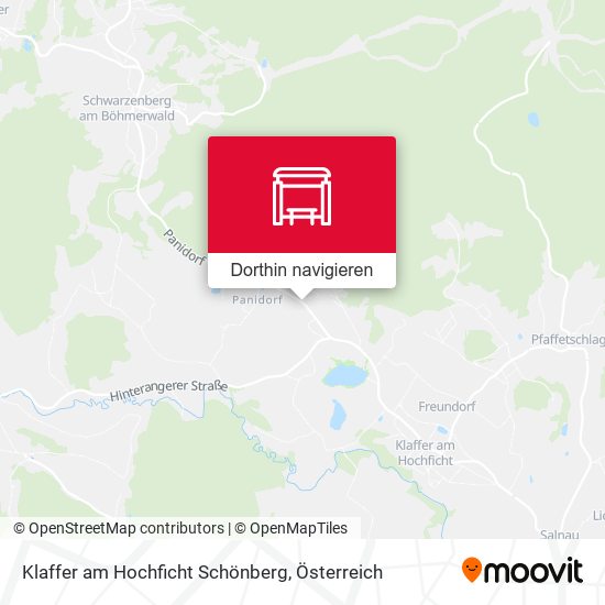 Klaffer am Hochficht Schönberg Karte