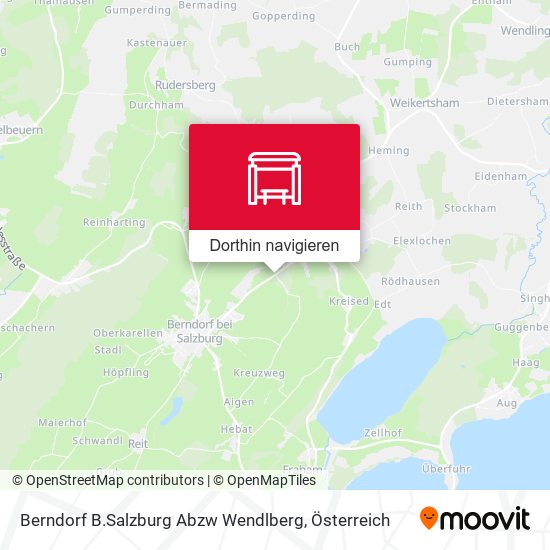Berndorf B.Salzburg Abzw Wendlberg Karte