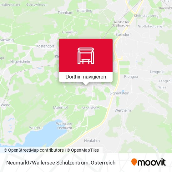 Neumarkt / Wallersee Schulzentrum Karte