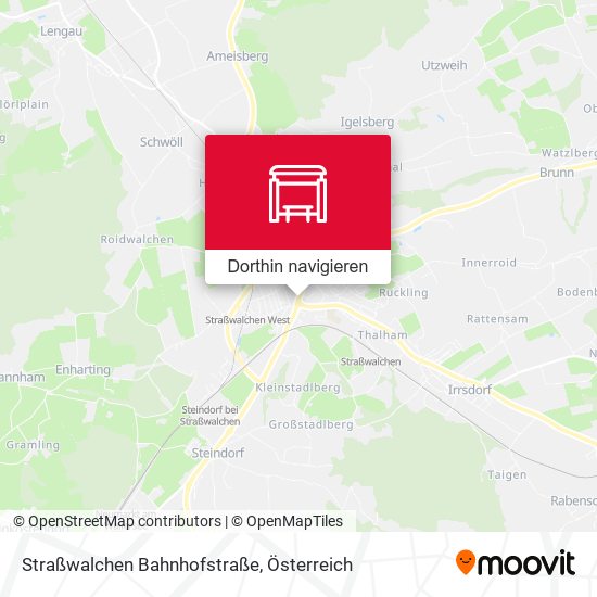 Straßwalchen Bahnhofstraße Karte