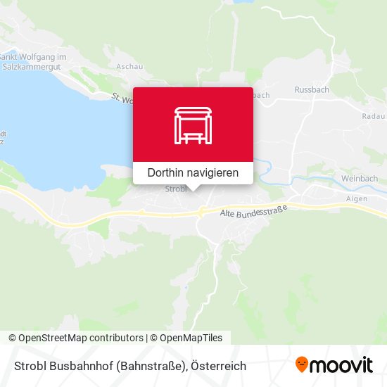Strobl Busbahnhof (Bahnstraße) Karte